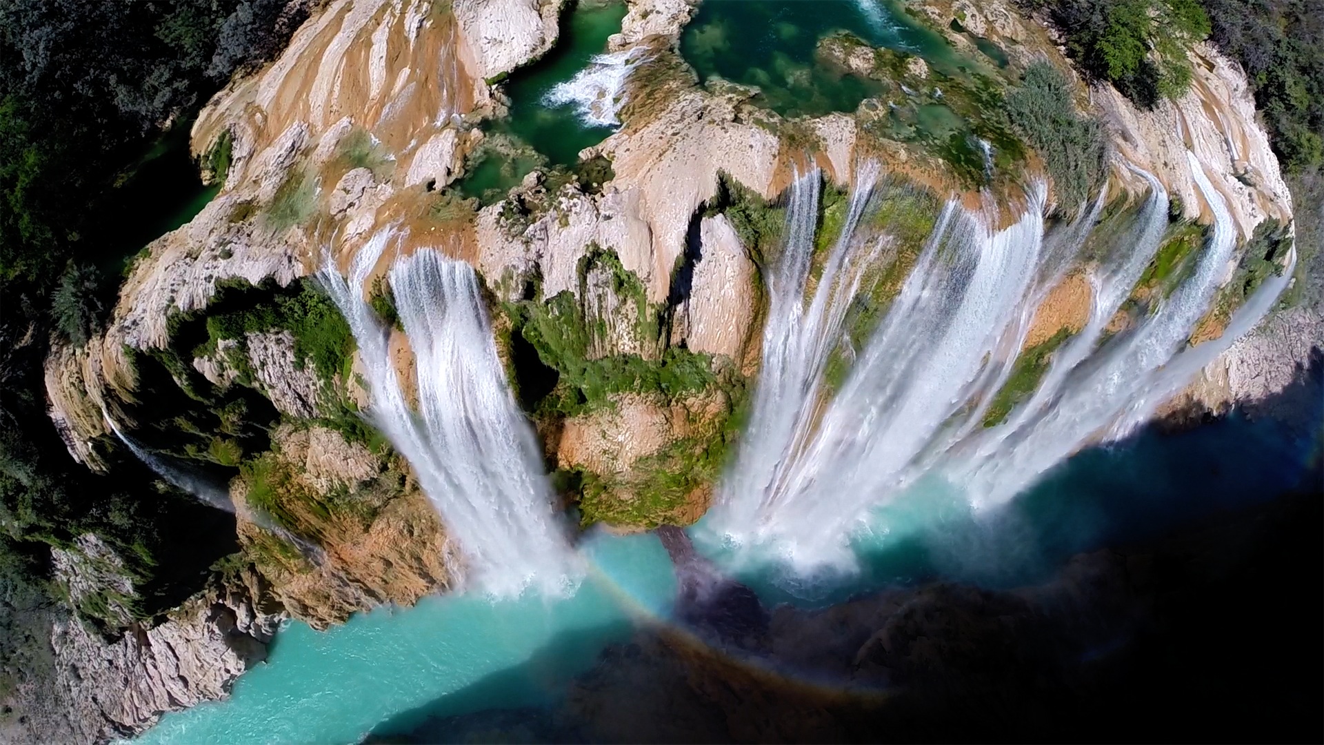photo drone tamul waterfall